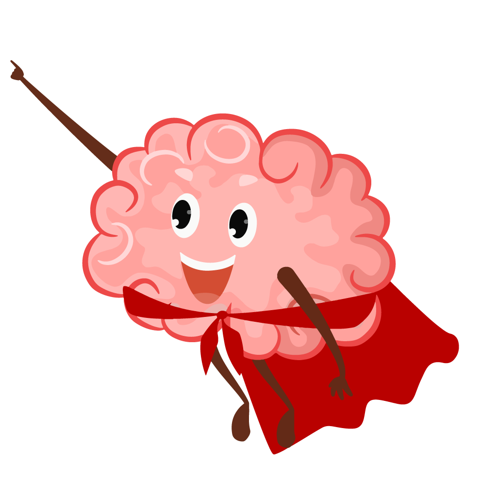 Friendly Brain Mascot